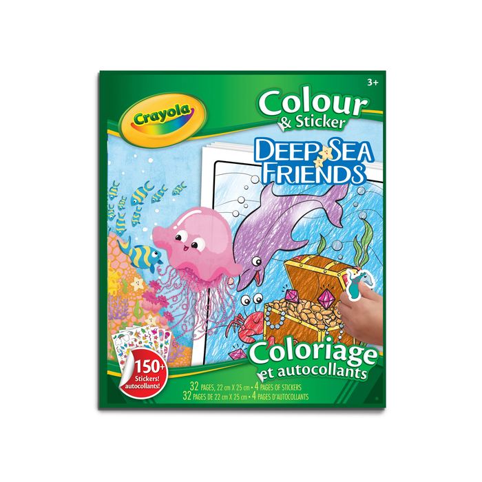 Colour & Sticker - Deep Sea Friends