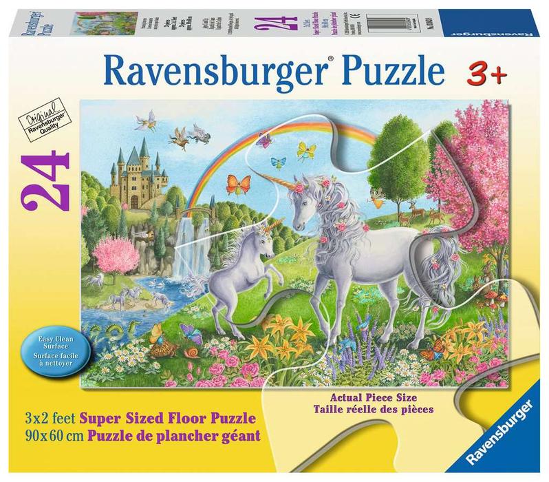 R - Prancing Unicorns - 24pc Floor Puzzle (03043)