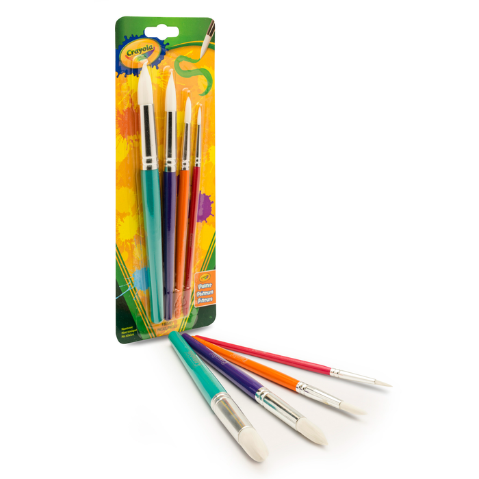 Paint Brushes - Round (4pc)