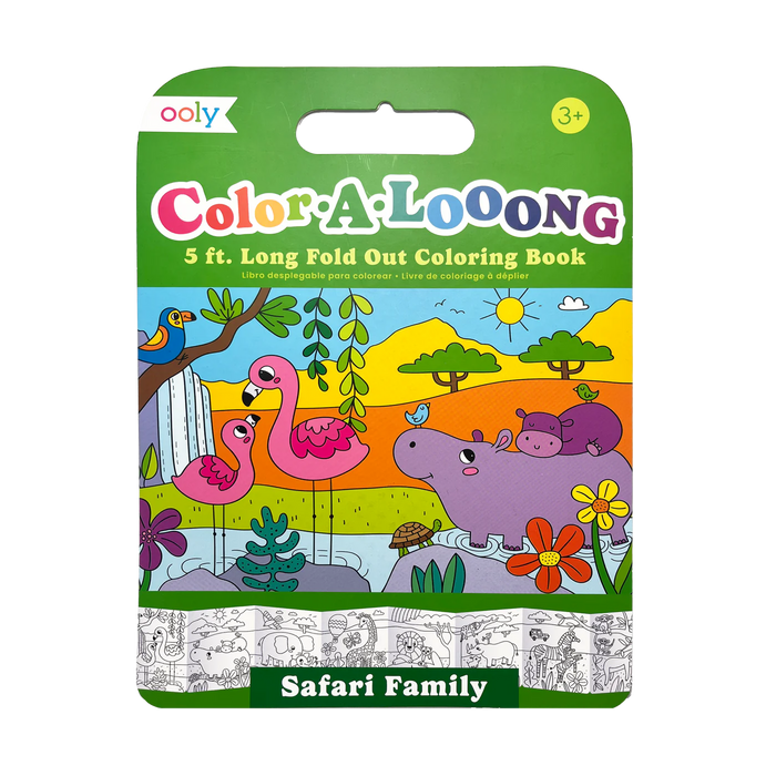 Colour-A-Looong Kids Colouring Book (Safari Family) (118-310)