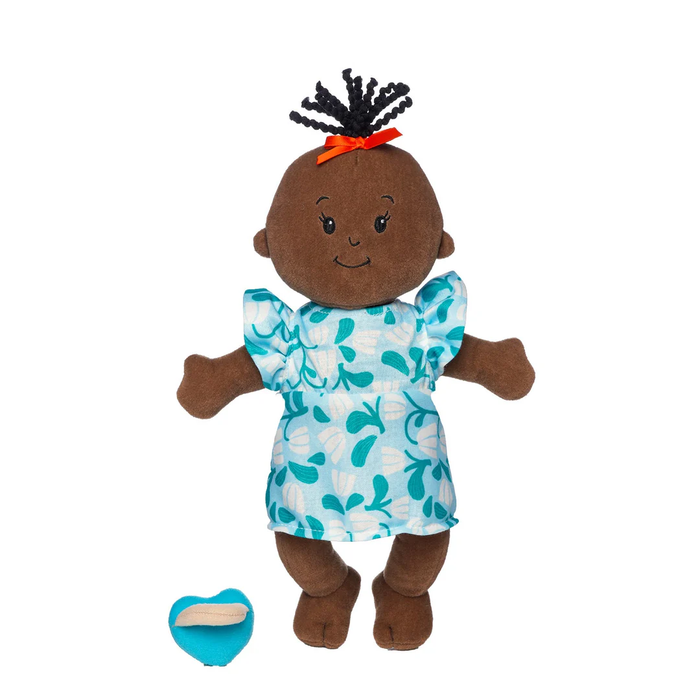 Wee Baby Stella Doll Brown w/ Black Wavy Tuft