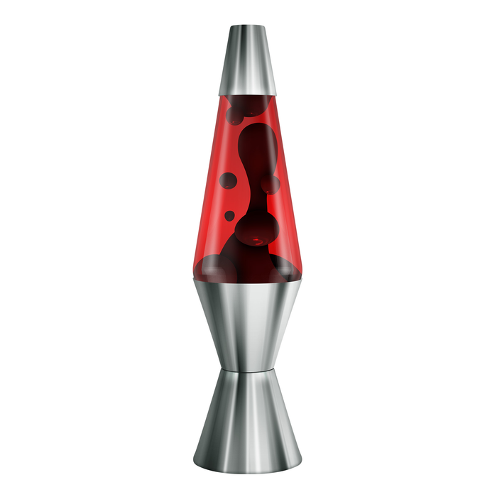 Lava Lamp: 14.5 in. - Crimson/Blk/Red