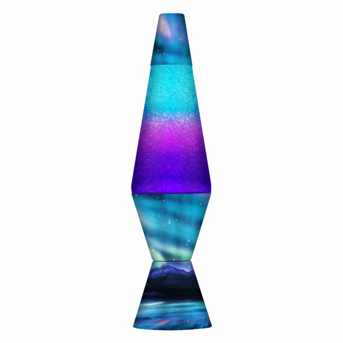 Lava Lamp: 14.5 in. - Glitter/Tri-Colour/Northern Lights