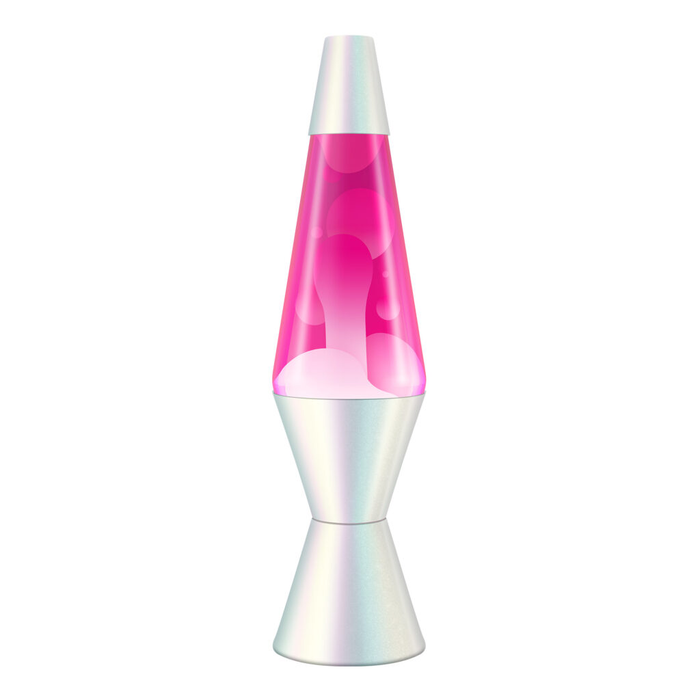 Lava Lamp: 14.5 in. - Opalescent/Wht/Pnk