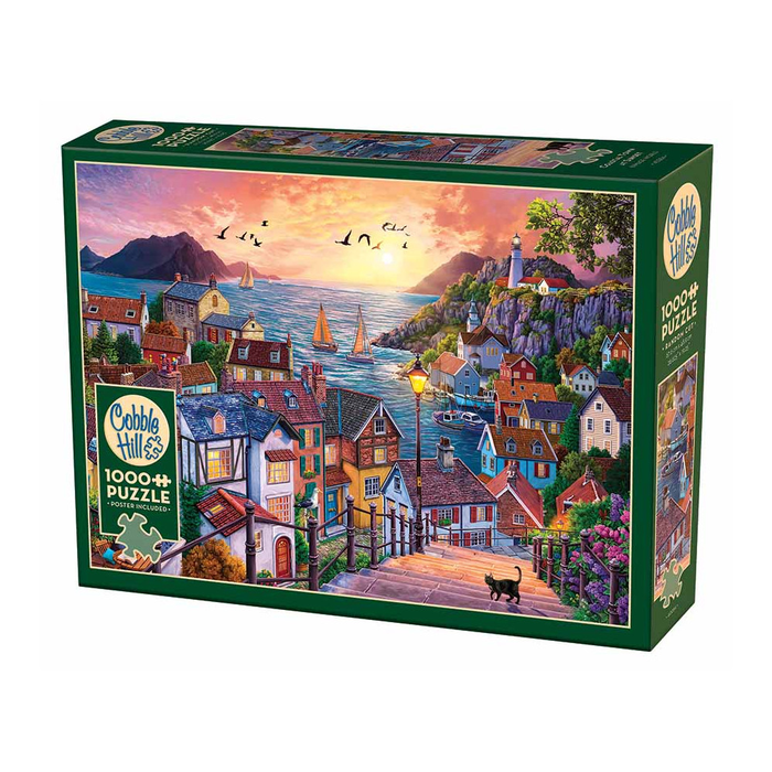 CH - Coastal Town at Sunset - 1000pc (40284)