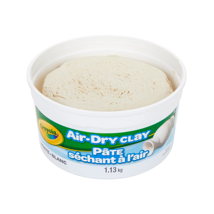 Air Dry Clay 1.13kg Bucket - White