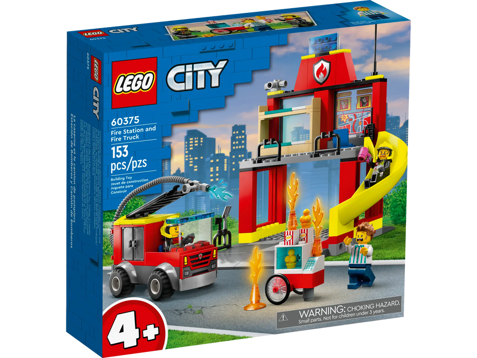 Fire Station and Fire Truck - City Fire 4+ (60375)