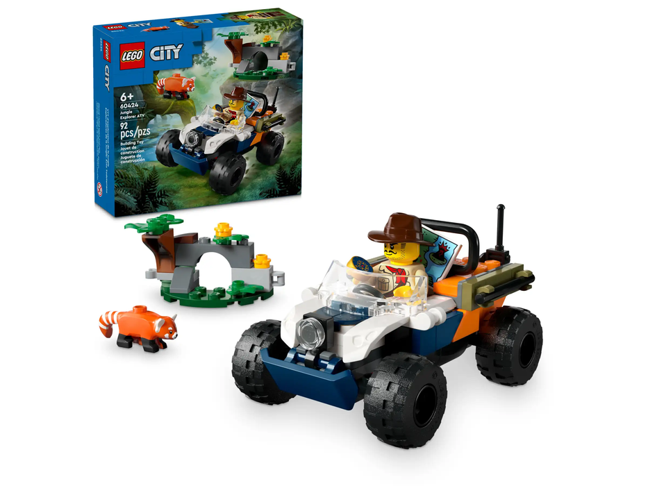 Jungle Explorer ATV Red Panda Mission - City Exploration (60424)