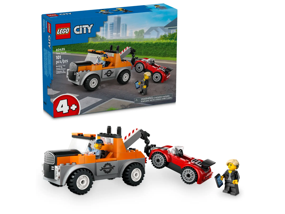 Tow Truck and Sports Car Repair - City Vehicles 4+ (60435)