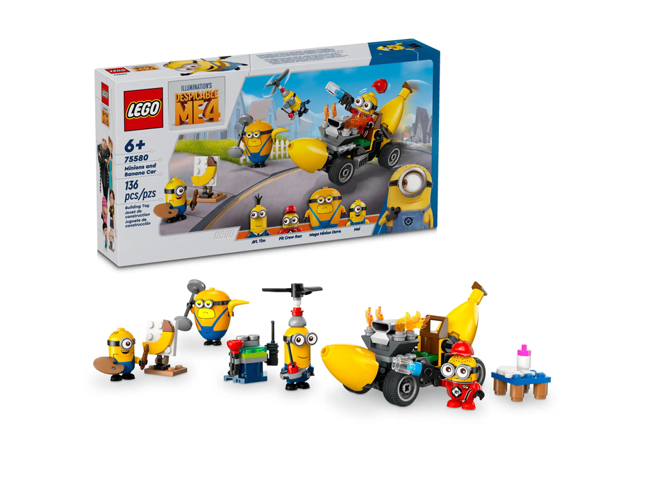 Minions and Banana Car - Despicable Me 4 (75580)