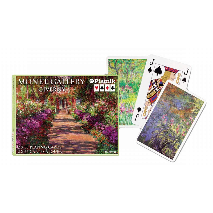 Piatnik - Playing Cards - Double Deck - Giverny, Monet (81-02257)