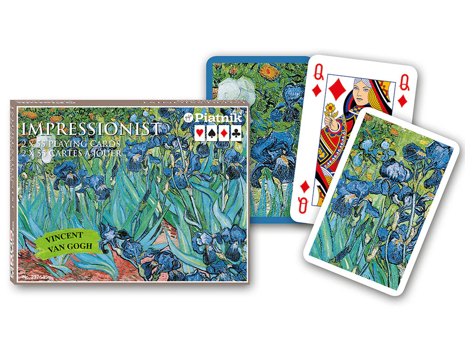 Piatnik - Playing Cards - Double Deck - Iris, Van Gogh (81-02376)