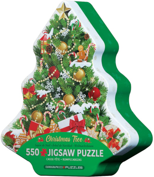 E - Christmas Tree Tin - 550pc (8551-5663 )