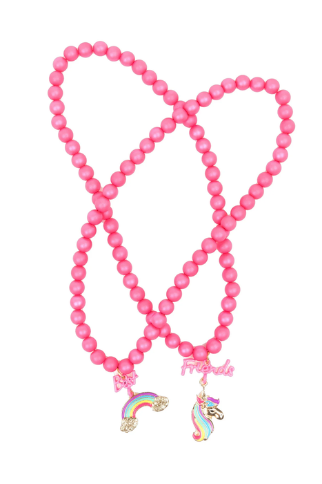 Necklace - Best Friends Rainbow Unicorn, 2pc (86132)