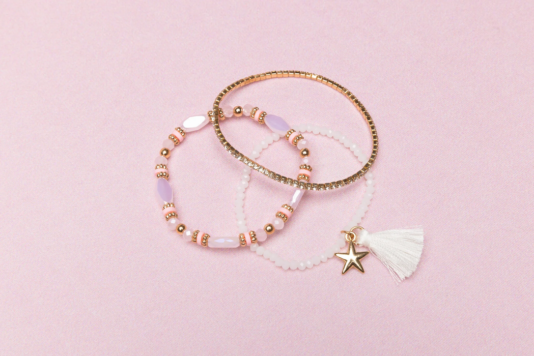 Boutique Rising Star Bracelets, 3pcs (90017)