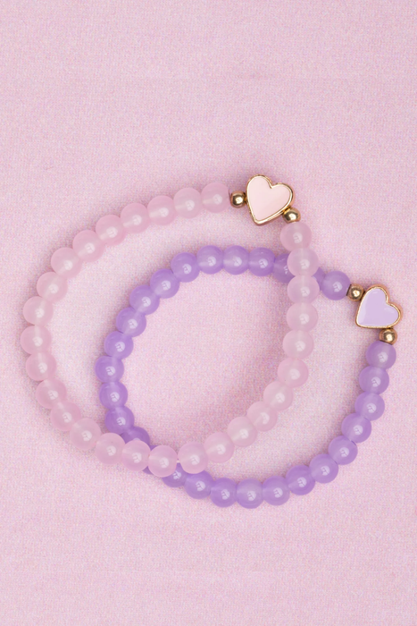 Boutique Chic With all My Heart Bracelets, 2pcs (91802)