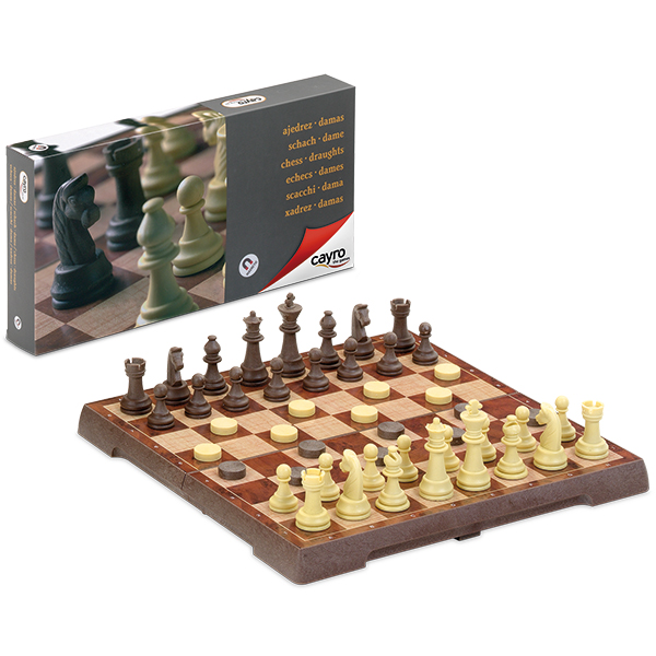 Chess & Checkers - Magnetic Folding Set, Plastic (97-0455)