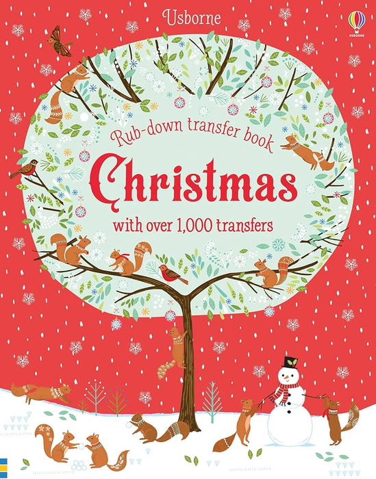 USB - Rub-Down Transfer Book Christmas