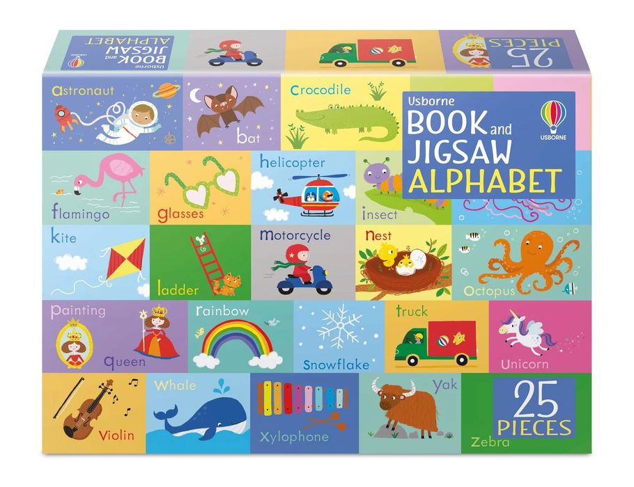 USB - Book & Jigsaw Play & Learn Alphabet 25pc