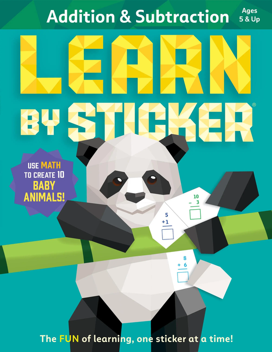 Learn by Sticker: Addition and Subtraction - BE