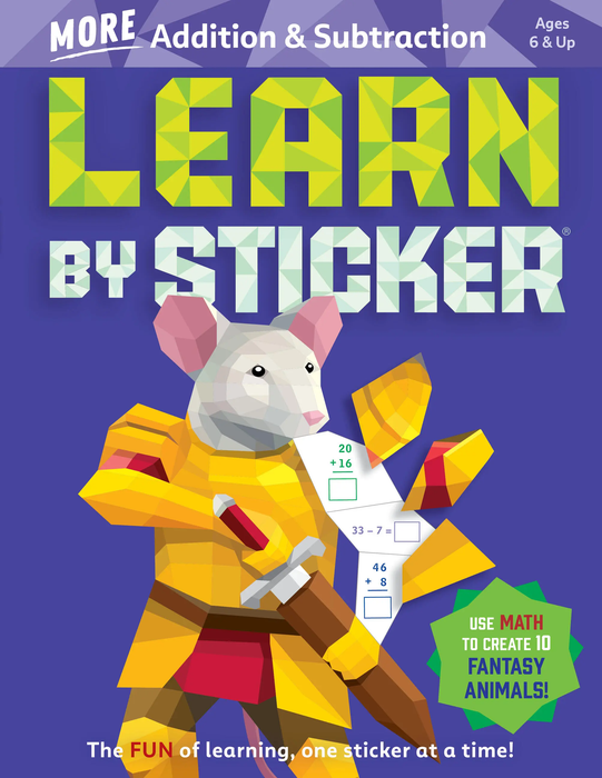 Learn by Sticker: More Addition & Subtraction - BE