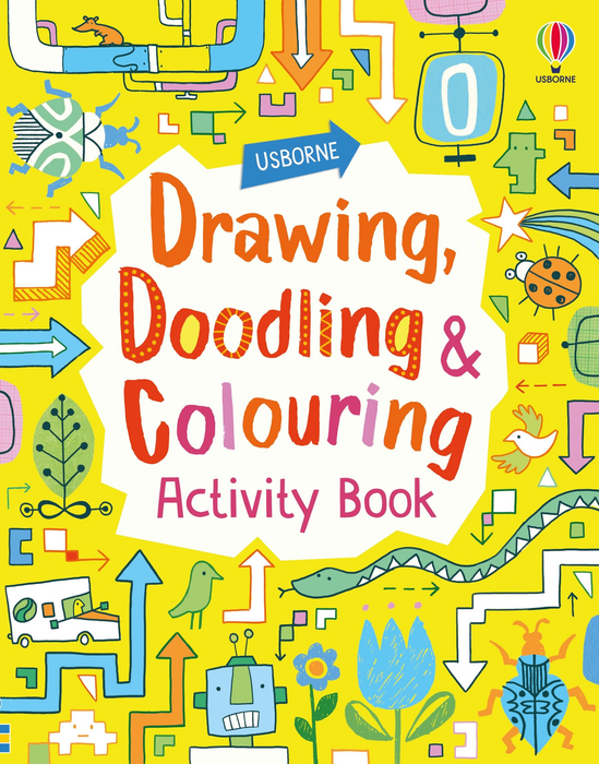 USB - Drawing, Doodling and Colouring Activity Book