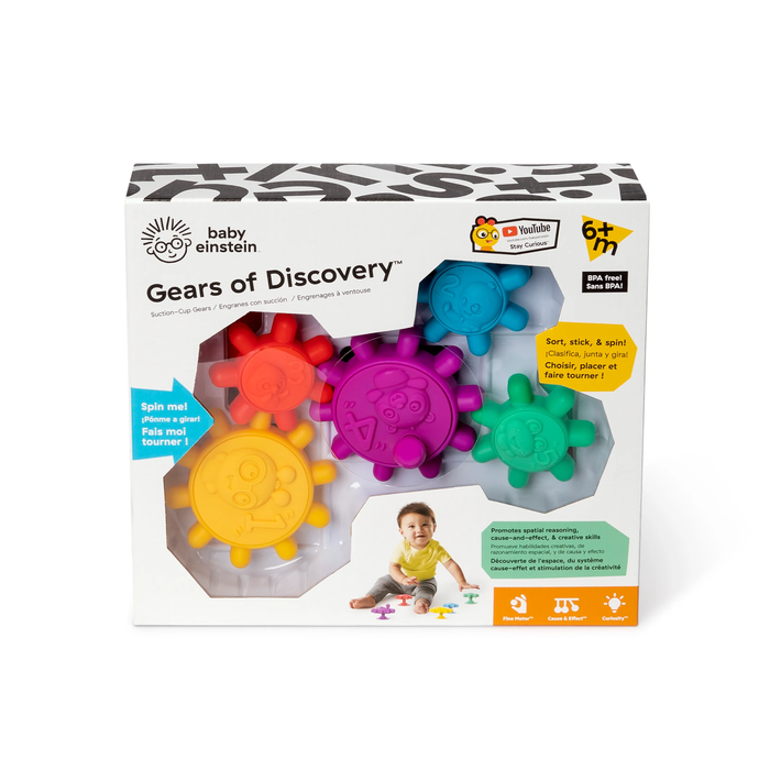 Baby Einstein - Gears of Discovery Suction-Cup Gears