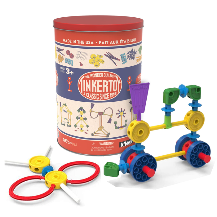 Tinkertoy - 100pc Classic Building Tin (KR)