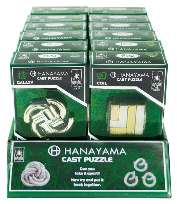 Hanayama Brain Teaser Puzzles - Assorted