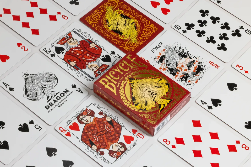 Bicycle Playing Cards - Red Dragon (EV)