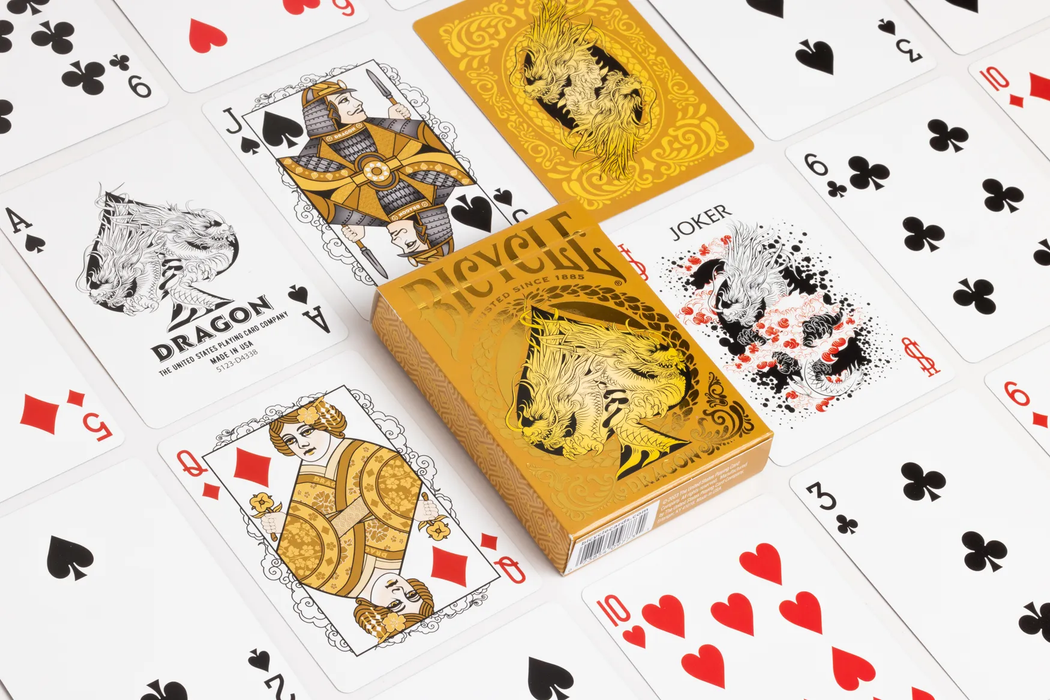 Bicycle Playing Cards - Gold Dragon (EV)