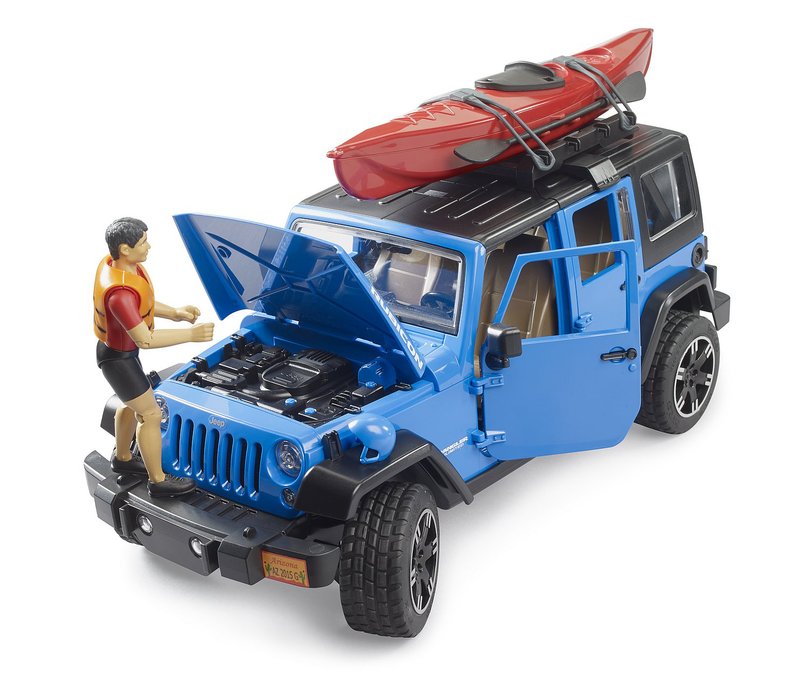 Jeep Wrangler Rubicon Unlimited w/ Kayak / Figure (02529)