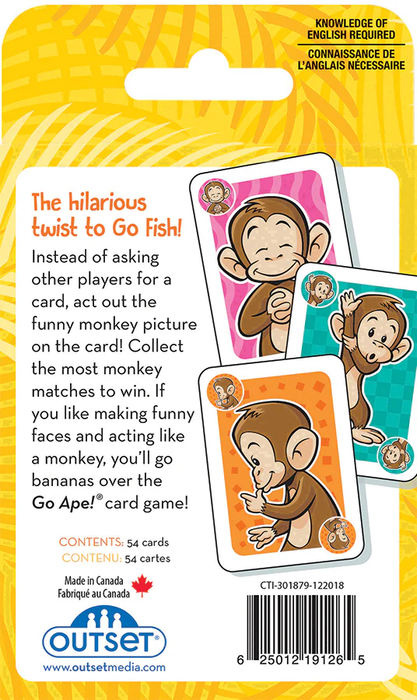 Go Ape! Card Game