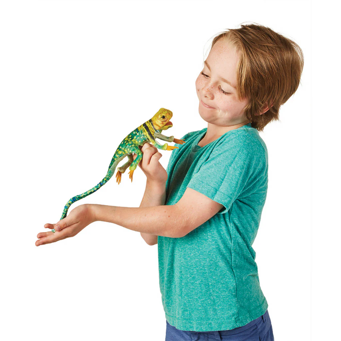 Lizard, Collared - Mini (2798) - Finger Puppet