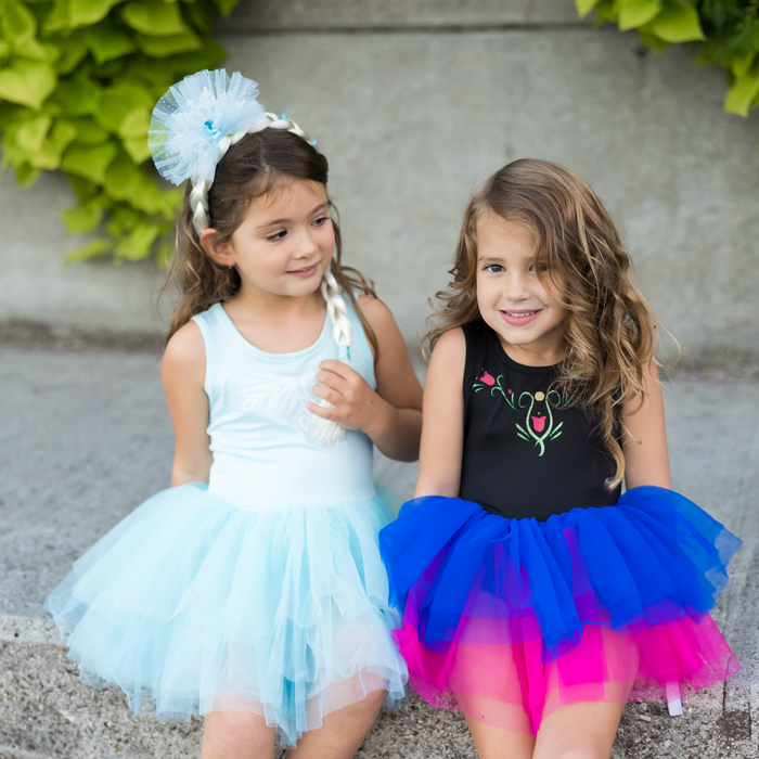 Elsa Ballet Tutu Dress, Lt Blue, Size 5-6 (34685)