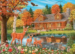 CH - Cottage Pond (Family Pieces) - 350pc (47036)