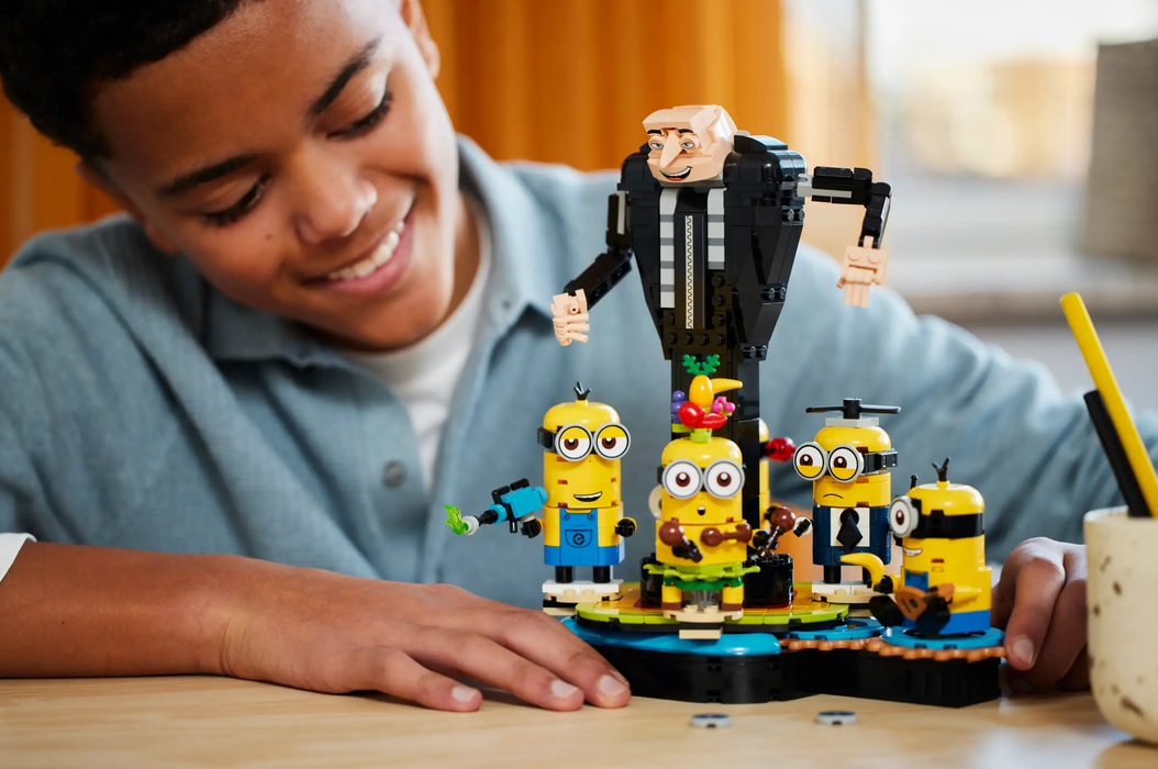 Brick-Built Gru and Minions - Despicable Me 4 (75582)