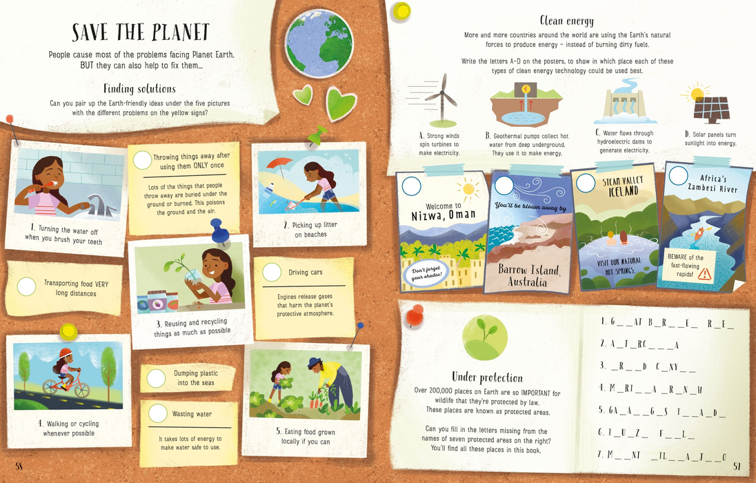 USB - Planet Earth Activity Book