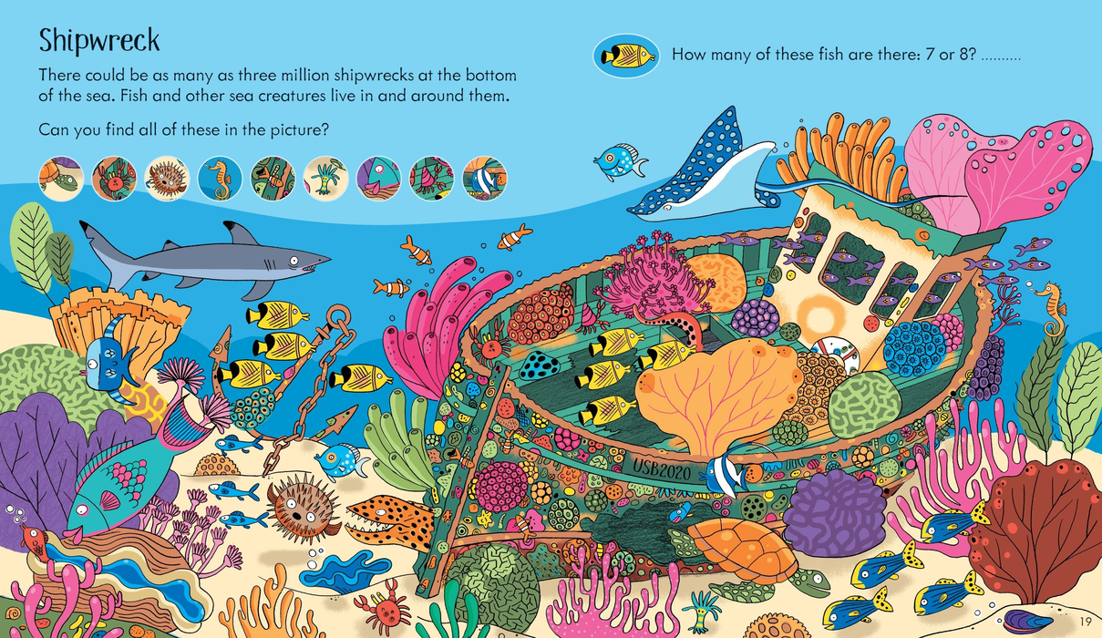 USB - Little Children's Under the Sea Activity Book