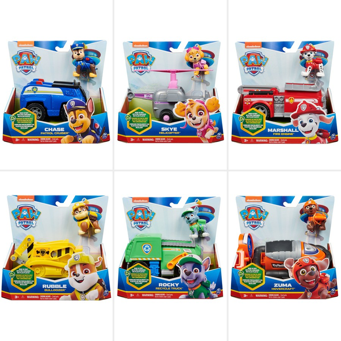 Paw Patrol - Primary Fig/Vehicles Assorted (EV)