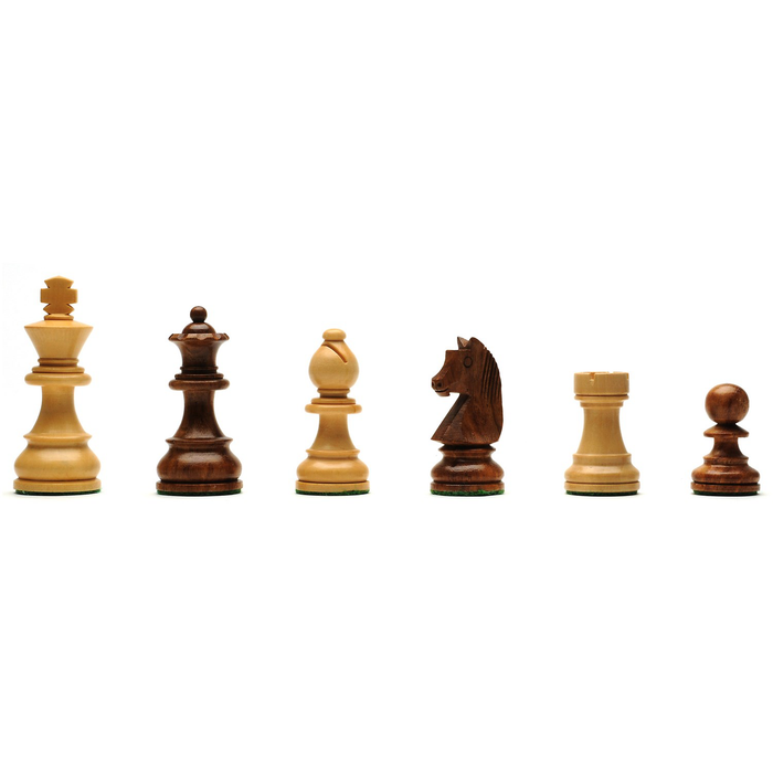 Chess Set, Folding Wood 11 in. Oak (UD)