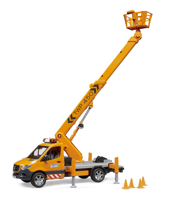 MB Sprinter Service Truck w/ Crane and Man Bucket (02679)