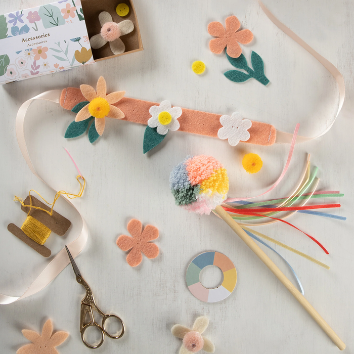 Flower Crown  & Wand Craft Kit - Meri Meri