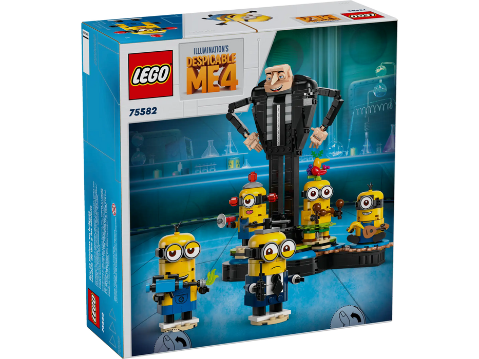 Brick-Built Gru and Minions - Despicable Me 4 (75582)