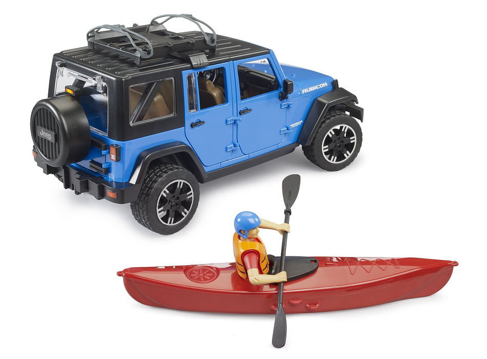 Jeep Wrangler Rubicon Unlimited w/ Kayak / Figure (02529)