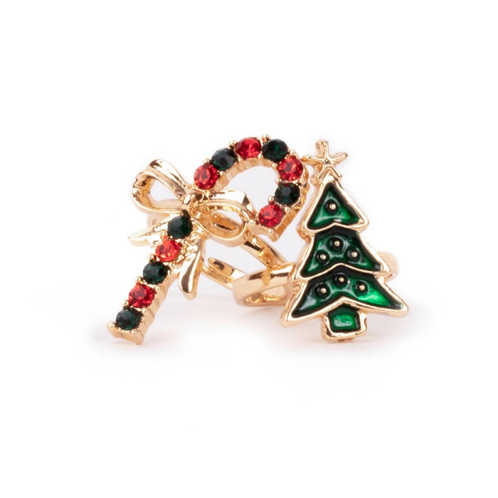 All Aglow Holiday Rings 2pc Set (84534)