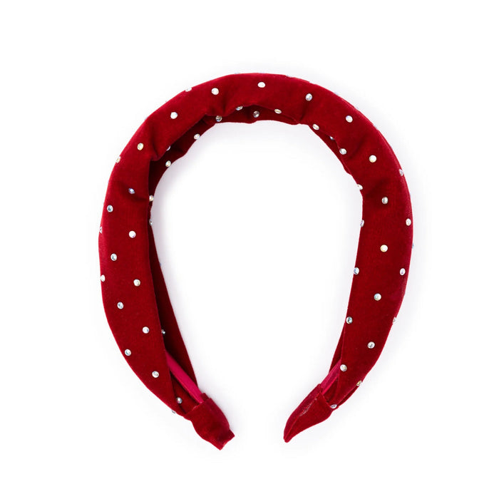 Sparkle Red Velvet Headband (89078)