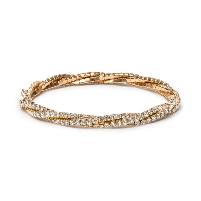 Boutique Diamante Twist Bracelet (90022)