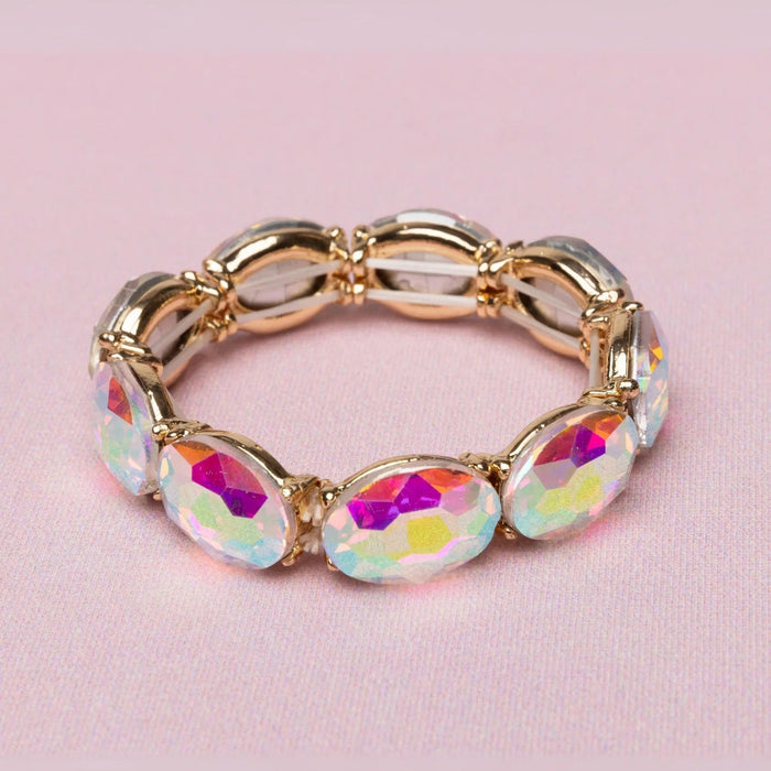 Boutique Chic Aurora Borealis Gem Bracelet (91806)