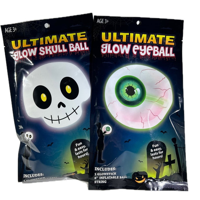 Halloween Glow Inflatable Ball - 6 in. (HA3345)